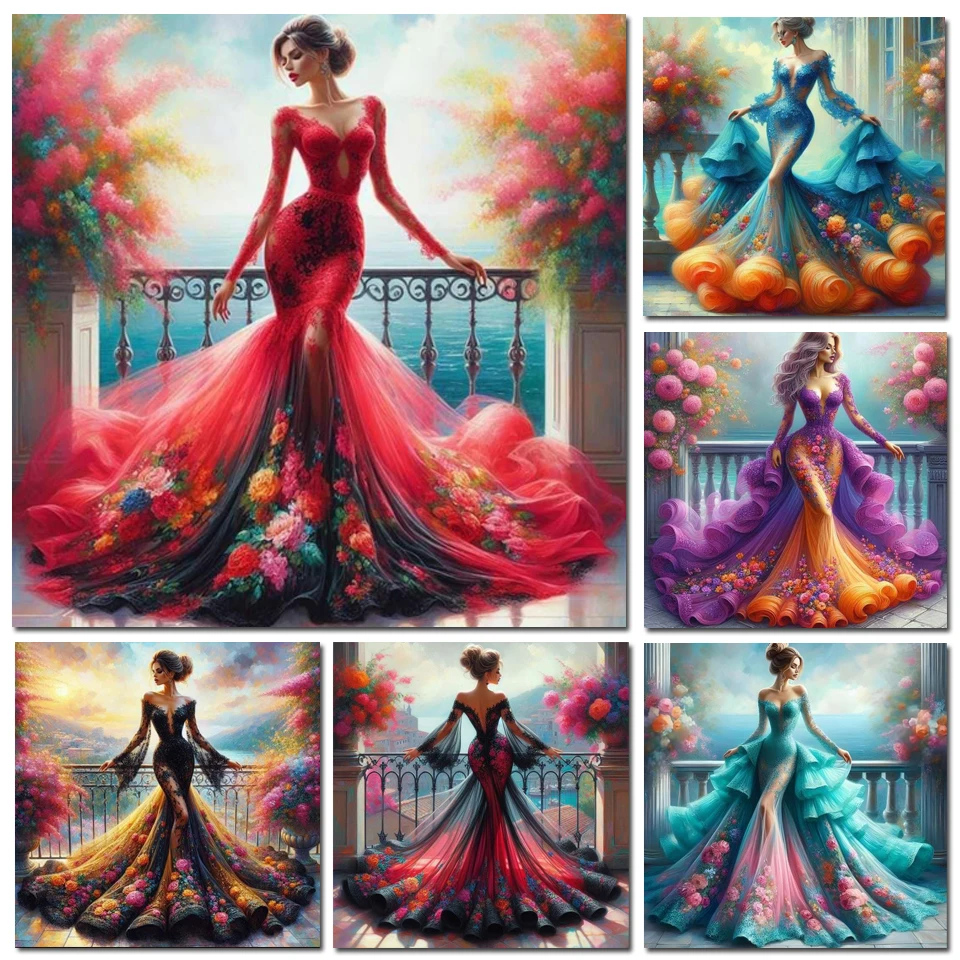 DIY Diamond Painting Art Woman - Photo Mosaic Print review and price