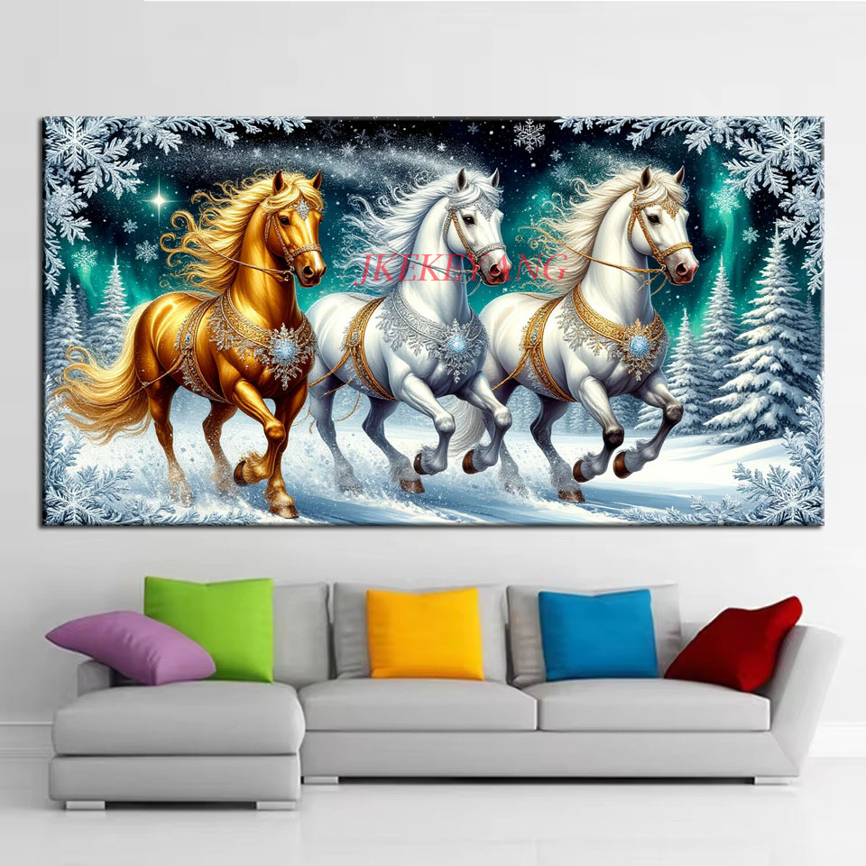 Beautiful Forest River Horse P - Photo Mosaic Print review and price
